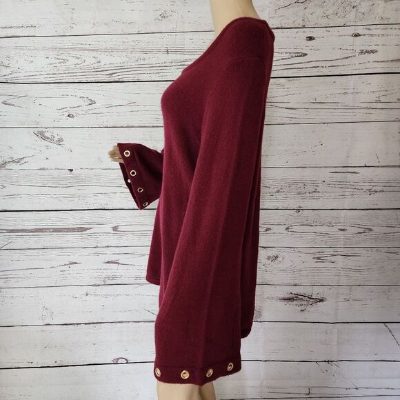 Kensie Grommet Bell Sleeve Sweater Medium NWT - Picture 1 of 5